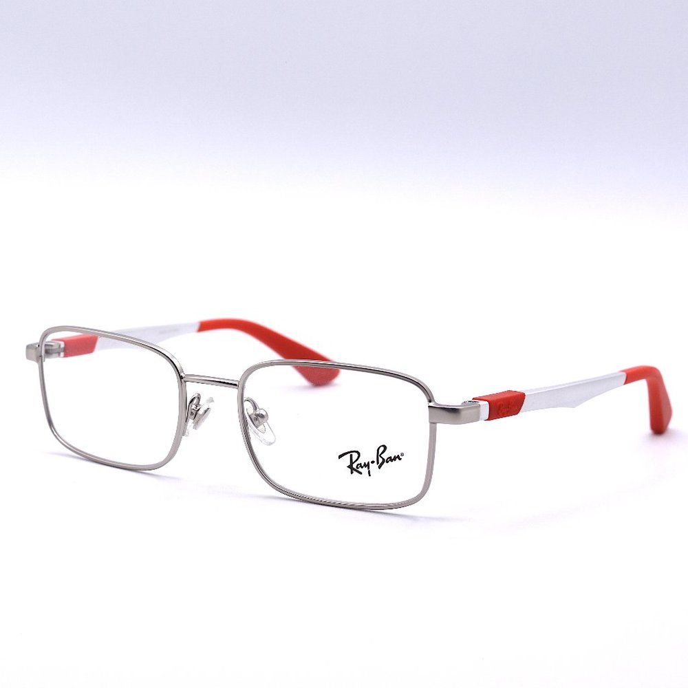 RAY-BAN JUNIOR RB1043 4021 SILVER ORANGE EYEGLASSES AUTHENTIC FRAME - Picture 3 of 8
